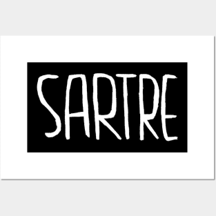 Philosophy, French Writer, Sartre Posters and Art